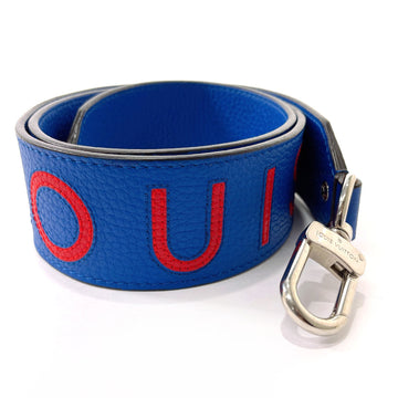 LOUIS VUITTON Shoulder Strap Taurillon  Unisex Blue