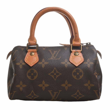 LOUIS VUITTON Monogram Speedy Handbag M41534 Brown Women's