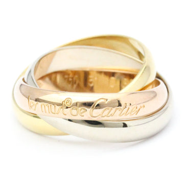 CARTIER Trinity Pink Gold [18K],White Gold [18K],Yellow Gold [18K] Fashion No Stone Band Ring Gold