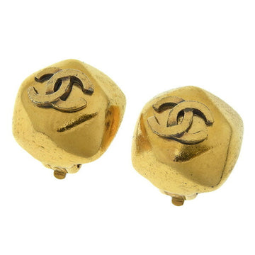 CHANEL Cocomark earrings gold ladies