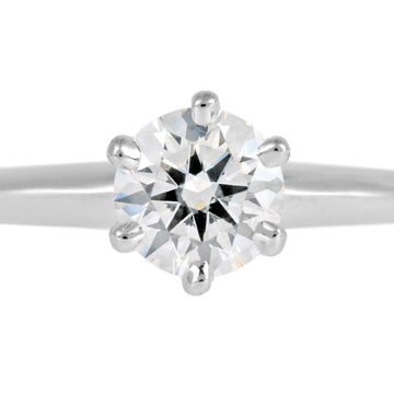 TIFFANY&Co Diamond 0.42ct [E/VVS2/EX] Solitaire Ring Pt950 #10