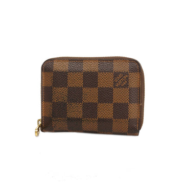 LOUIS VUITTONAuth  Damier Zippy Coin Purse N63070 Unisex Coin Purse/coin Case