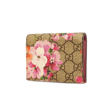 GUCCI Billfold GG Blooms 410088 Beige Ladies