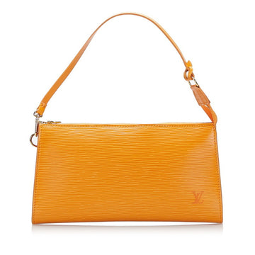 Louis Vuitton Epi Pochette Accessoires Mandarin Pouch M5294H Orange Leather Women's LOUIS VUITTON