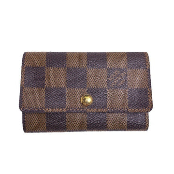 LOUIS VUITTON Multicle 6 Damier N62630  Brown Key Case LV