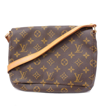 LOUIS VUITTON Shoulder Bag Monogram Musette Tango Short Strap M51257 Brown Ladies