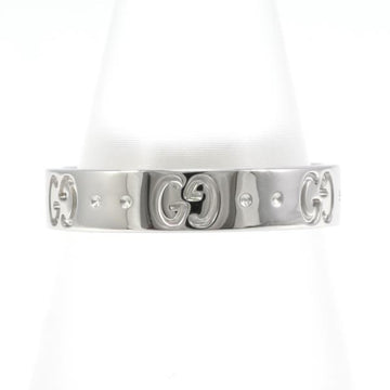 GUCCI Icon K18WG Ring No. 11 Box Total Weight Approx. 3.5g Jewelry