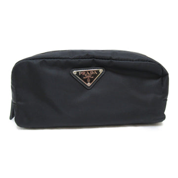 PRADA Pouch Black Nylon Safiano 2NA0452DMHF0002