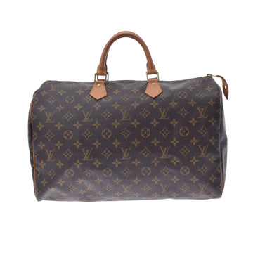 Louis Vuitton Monogram Speedy 40 Brown M41522 Unisex Canvas Handbag