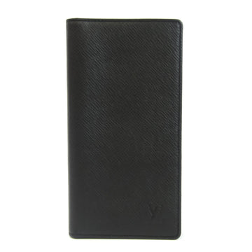 Louis Vuitton Taiga Porto Valeur Cult Credit M30392 Men's Taiga Leather Long Bill Wallet (bi-fold) Ardoise