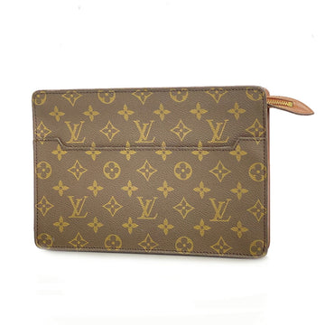 LOUIS VUITTON Clutch Bag Monogram Pochette Homme M51795 Brown Men Women