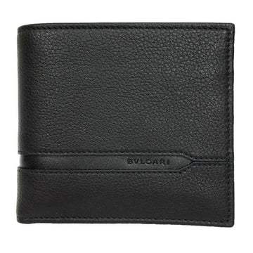 BVLGARISuper SALE  wallet with coin purse black leather 36964 Octo OCTO men's bi-fold BLACK