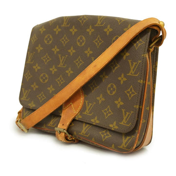 LOUIS VUITTON Shoulder Bag Monogram Cartesiere GM M51252 Brown Ladies