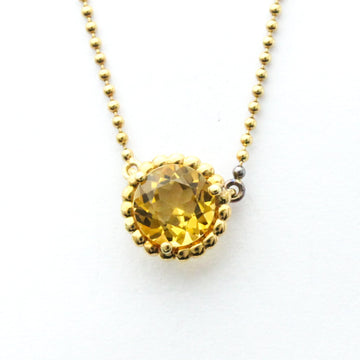 TIFFANY Citrine Necklace Yellow Gold [18K] Citrine Men,Women Fashion Pendant Necklace [Gold]