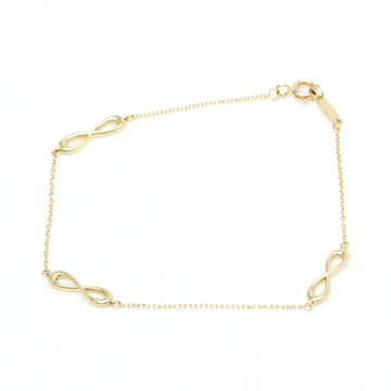 TIFFANY Infinity Endless Bracelet Yellow Gold [18K] No Stone Charm Bracelet