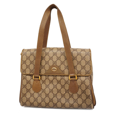 GUCCIAuth  GG Supreme 116 02 080 Women's Handbag Beige,Brown