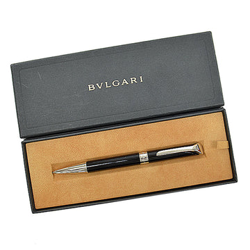 BVLGARI mechanical pencil black x silver metal material plastic women's men's