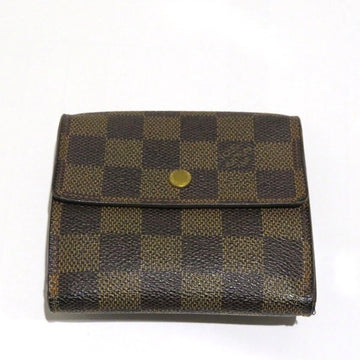 LOUIS VUITTON Damier N61652 Bifold Wallet Ladies