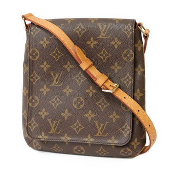 LOUIS VUITTON Shoulder Bag Monogram Musette Salsa M51387 Brown Women's Canvas