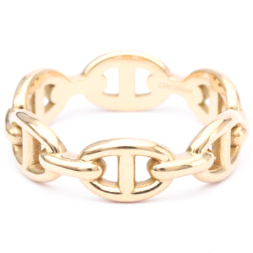 HERMES Chaine D'Ancre Pink Gold [18K] Fashion No Stone Band Ring Pink Gold