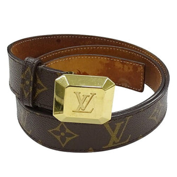 LOUIS VUITTON Belt Monogram Women's Men's Brand Sainteur Cabochon M9872 CT3151 90/36