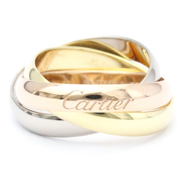 CARTIER Trinity Pink Gold [18K],White Gold [18K],Yellow Gold [18K] Fashion No Stone Band Ring Gold