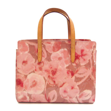 LOUIS VUITTON Monogram Vernis Catalina BB Ikat Flower M90040 Women's Handbag Rose Velours