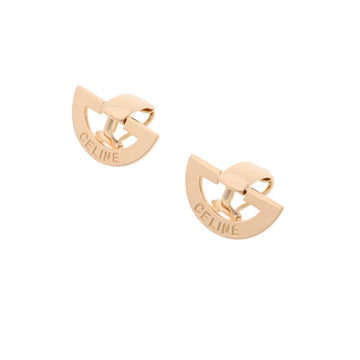 Celine ladies K18 yellow gold earrings