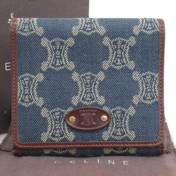 CELINE Macadam W fold wallet double