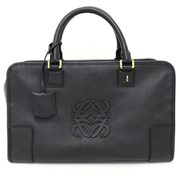 LOEWE Amazona 36 Handbag Boston Bag Leather 352.95.A22 Black