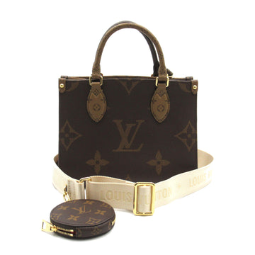 LOUIS VUITTON On the Go PM Brown Beige Monogram / Giant PVC coated canvas M46373