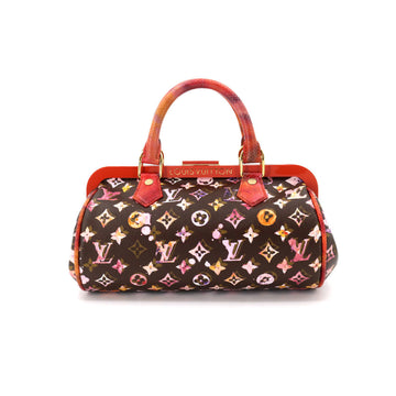 LOUIS VUITTON Monogram Water Color Papillon Hand Bag Karong Leather Marron M95730 papillon