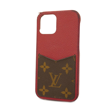 LOUIS VUITTONAuth  Monogram PhoneCase For IPhone12 Sacrlet M80081