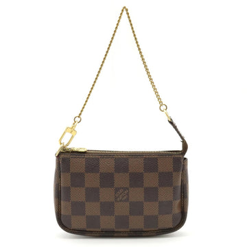 LOUIS VUITTON Damier Pochette Accessory Multi Pouch Chain N58009