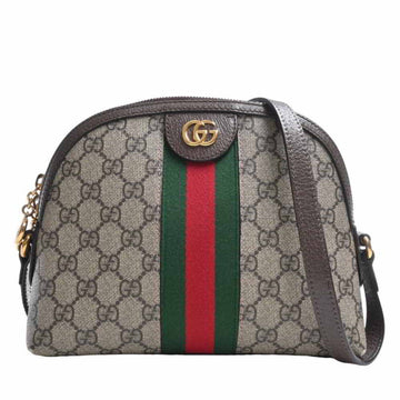 GUCCI GG Supreme Ophidia Sherry Shoulder Bag 499621 Beige Brown Ladies