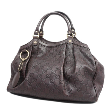 Gucci Sukey Tote Bag Gucci Sima 211944 Women's Handbag,Tote Bag Brown