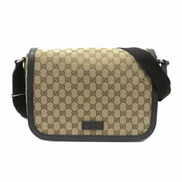 Gucci 449171 GG Canvas Messenger Bag Shoulder Unisex