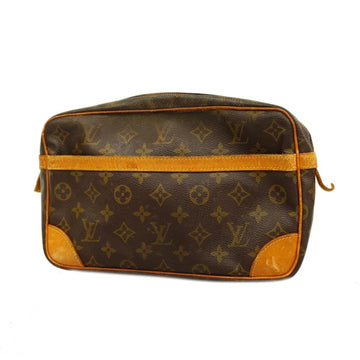 LOUIS VUITTON Clutch Bag Monogram Compiegne 28 M51845 Brown Ladies