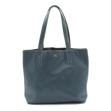 HERMES Double Sensation 36 [Small] Blue Navy Vaux Swift leather Calfskin [cowhide]