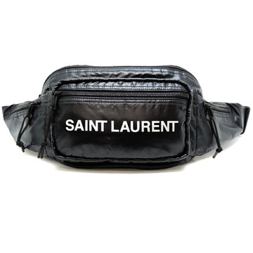 YVES SAINT LAURENT NUXX Waist Bag Women's Nylon Black