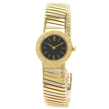 Bvlgari BB232T Tubogas M Watch K18 Yellow Gold / K18YG Ladies BVLGARI