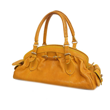 Christian Dior Canage Women's Leather Handbag Camel