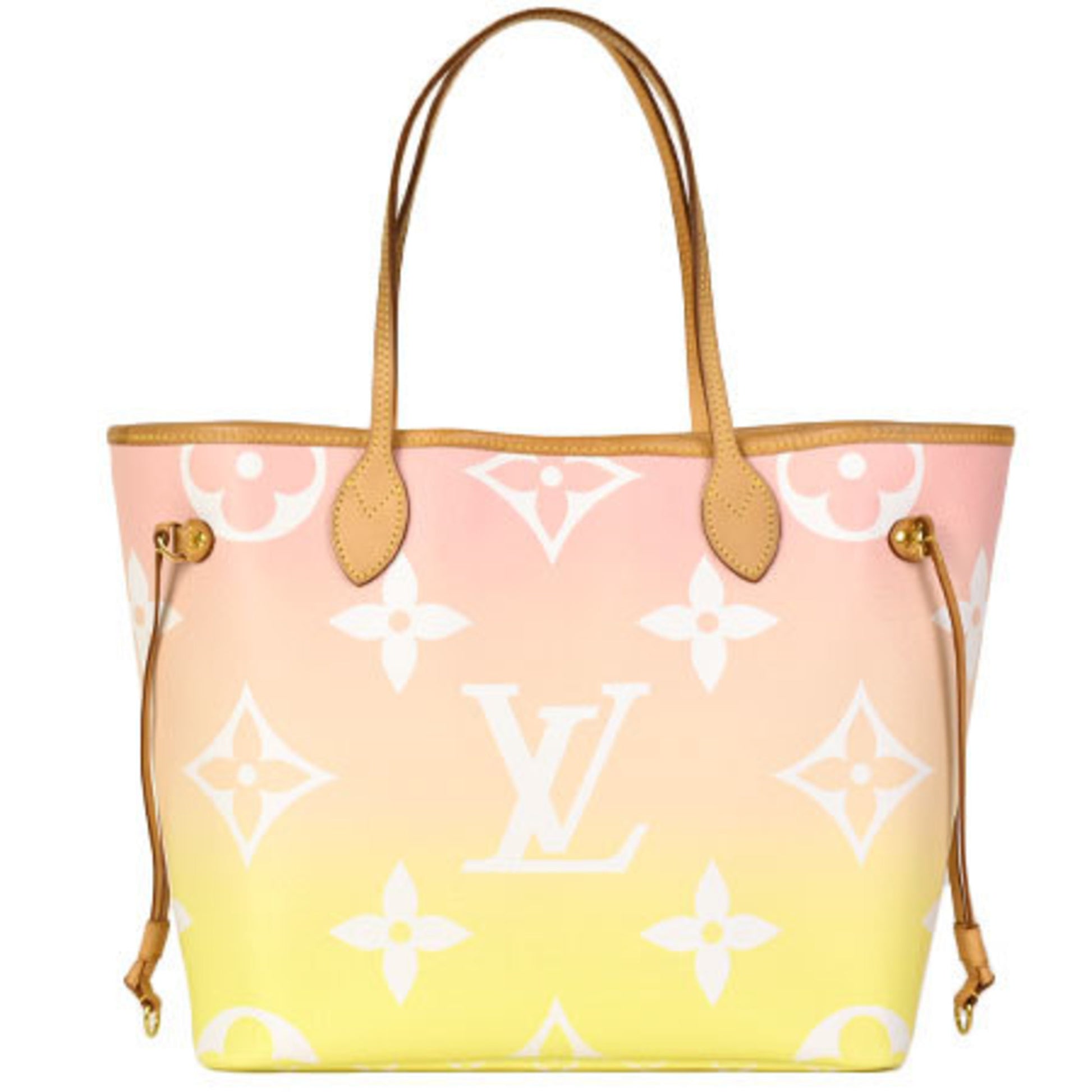 LOUIS VUITTON LOUIS VUITTON Neverfull MM by the pool Tote Bag Monogram  Giant Rose Claire