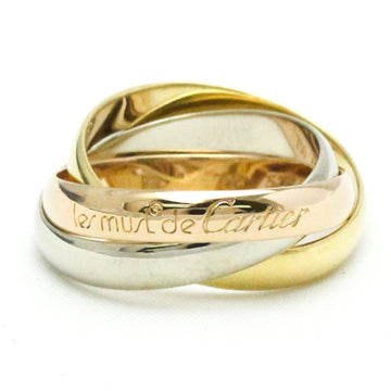 CARTIER Trinity Pink Gold [18K],White Gold [18K],Yellow Gold [18K] Fashion No Stone Band Ring