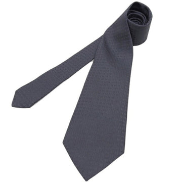 HERMES Silk H Tie Gray Men's