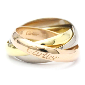 CARTIER Trinity Pink Gold [18K],White Gold [18K],Yellow Gold [18K] Fashion No Stone Band Ring Gold