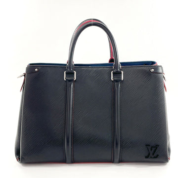 LOUIS VUITTON Soufflo NV MM M55610 Tote Bag Epi Leather Black Ladies