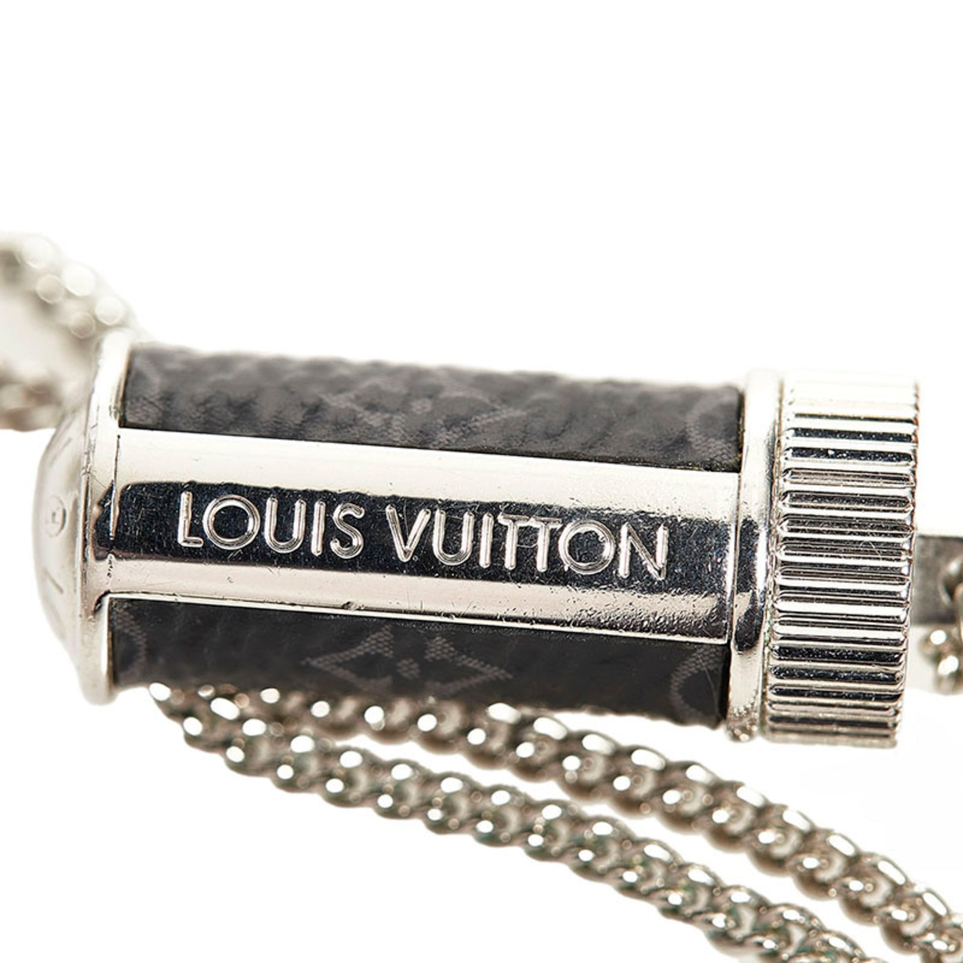 Replica Louis Vuitton Monogram Eclipse Charms Necklace M63641