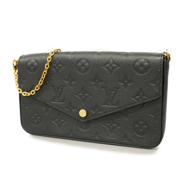 LOUIS VUITTONAuth  Monogram Empreinte Pochette Felicy M64064 Women's Wallet