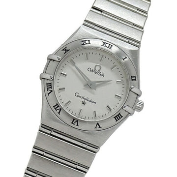 OMEGA Constellation 1572.30 Watch Women's Quartz Stainless Steel SS Silver White Polished